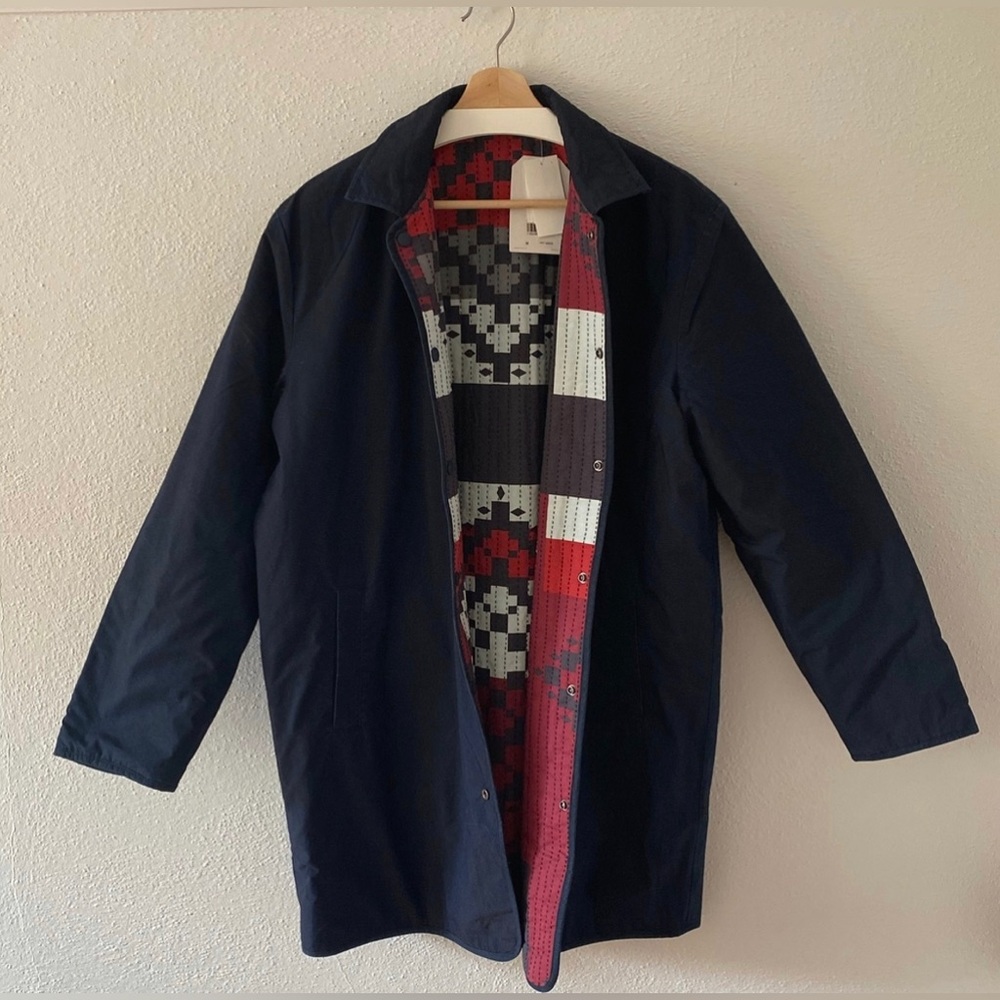 Levis made & crafted reversible sashiko quilted coat